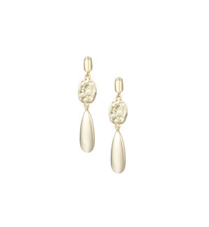 Horizon Drop Earrings - Gold