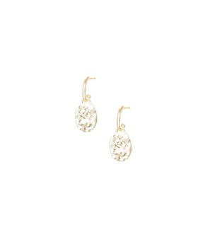 Horizon Mini Drop Earrings - Gold