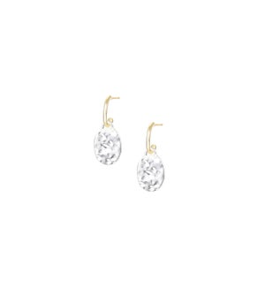 Horizon Mini Drop Earrings - Gold and Silver