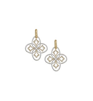 Heritage Mini Drop Earrings - Gold and Silver