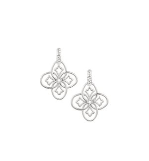 Heritage Mini Drop Earrings - Silver
