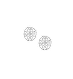 Heritage Stud Earrings - Silver