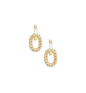 Legacy Link Earrings - Gold