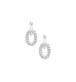 Legacy Link Earrings - Silver