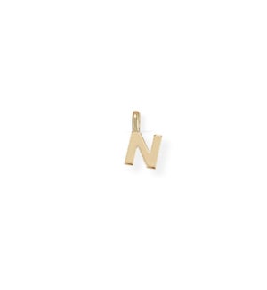 Shes Classic Initial Charm N - Gold