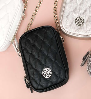 Grace Crossbody - Quilted Black