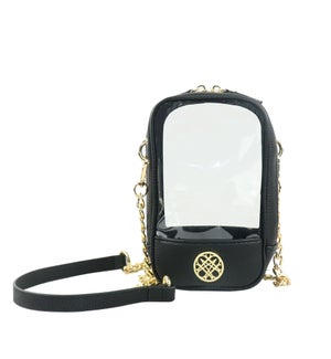 Grace Crossbody - Clear Black