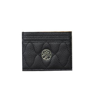 Grace Card Holder - Quilted Black