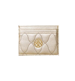 Grace Card Holder - Quilted Gold