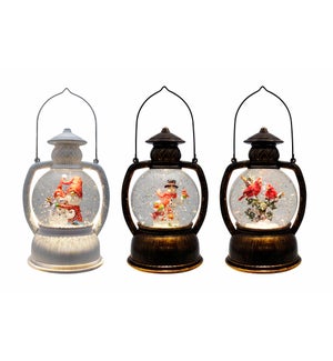 10.25in Christmas is Forever Glitter Lantern Collection