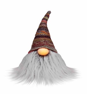 14in Plush Giving Gnome Shelf Sitter with Light Up Nose