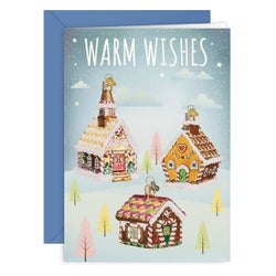 Gingerbread Houses Christmas Card