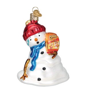 Flamin Hot Cheetos Snowman