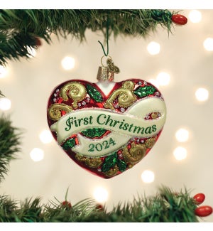 2024 First Christmas Heart