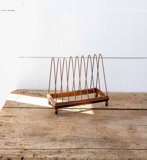 Copper Finish Metal Dish Rack