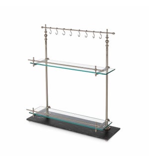 Marble and Iron Bistro Rack