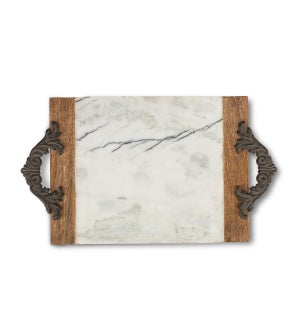 Acanthus Marble Charcuterie Tray