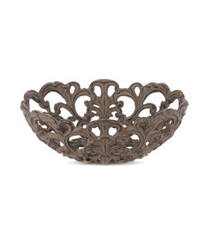 Acanthus Cast Aluminum Bowl