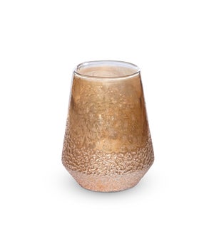 Amber Luster Teardrop Vase, Medium