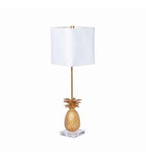 Golden Pineapple Buffet Lamp