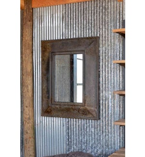 Aged Foundry Mirror