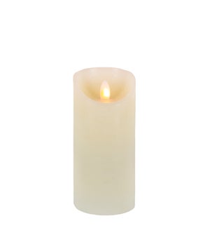 Aurora Flameless Pillar Candle, 3x6