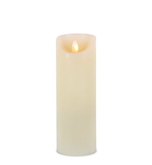 Aurora Flameless Pillar Candle, 3x8