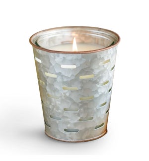 Back Porch Olive Bucket Candle