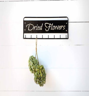 "Dried Flowers" Metal Hanging Rack