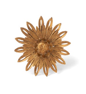 Aged Copper Wall Sunflower, Small