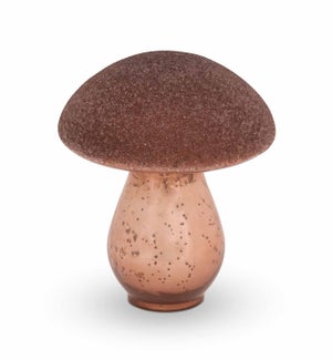Beaded Top Forest Glass Mushroom, Medium