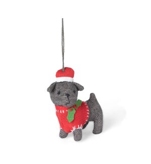 Fancy Pug Ornament