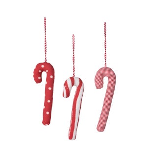 Hand Sewn Candy Cane Ornament