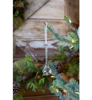 Glass Dew Drop Ornament