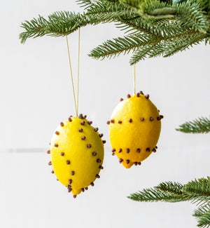 Cloved Lemon Ornaments