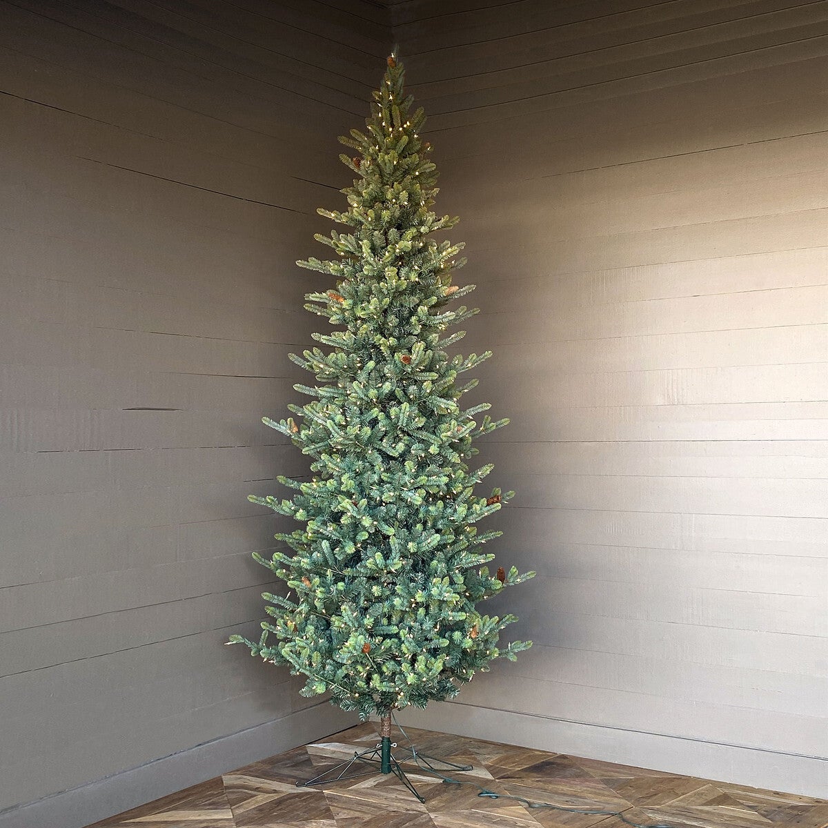 Park Hill Blue Spruce Slim Christmas Tree, 12' trees SDS