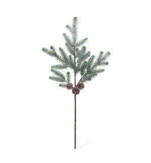 Frosted Blue Noble Fir Spray, 33 in.