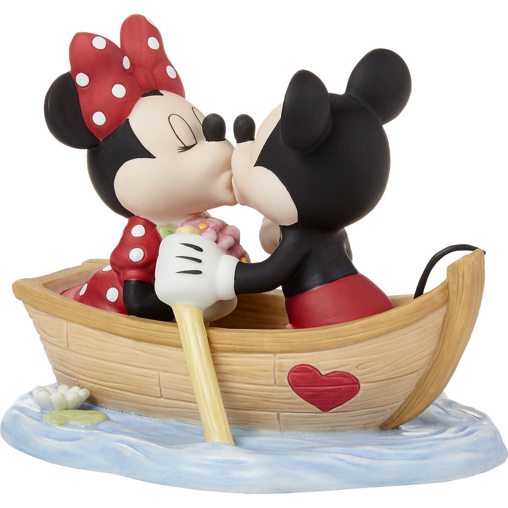 Disney Mickey Mouse and Minnie Mouse In Row Boat