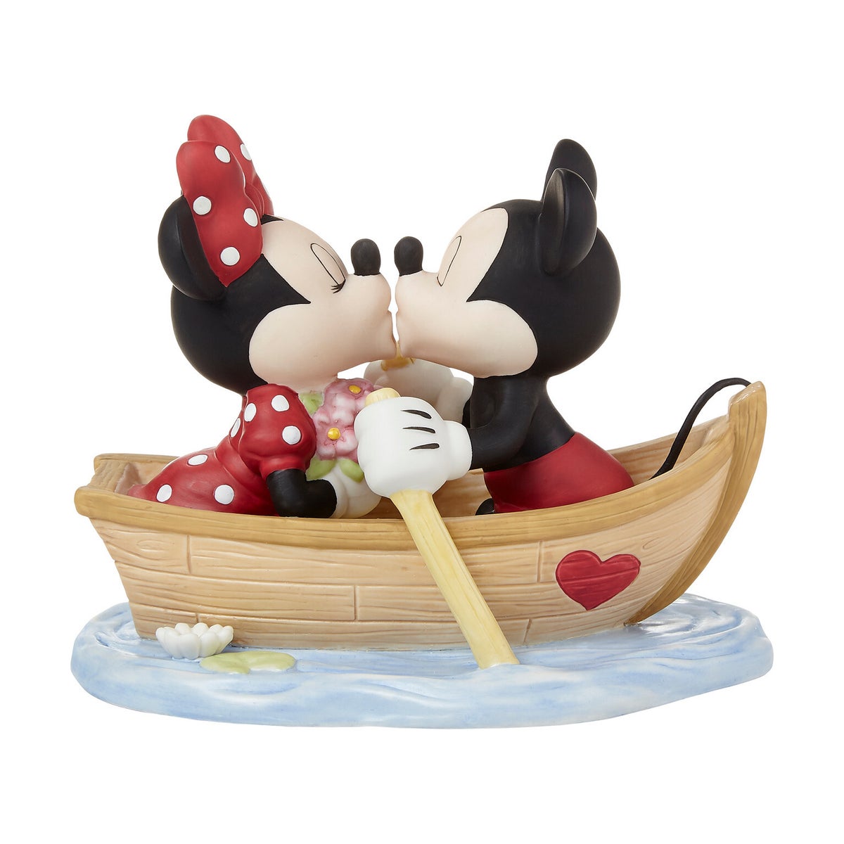 Disney Mickey Mouse and Minnie Mouse In Row Boat