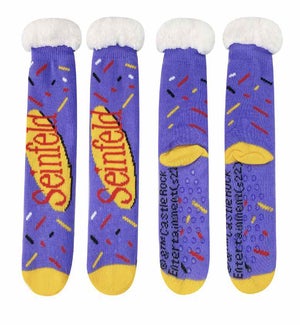 Seinfeld Sherpa Socks