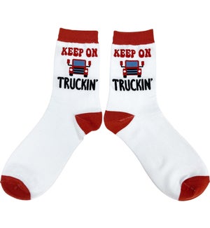 Keep on Truckin Crew Socks Crew Socks
