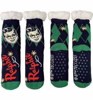 A Christmas Story Ralphie Sherpa Socks