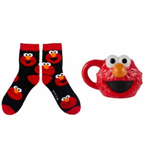 Sesame Street Set/2 Elmo Mug and Sock