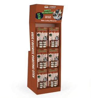 Glowzie Glow-in-the-Dark Roasting Sticks Floor Display
