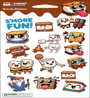 S'mores Puffy Stickers