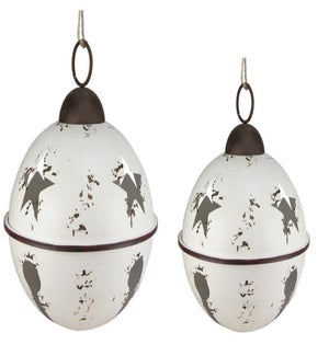 White Bell Set/2 (20,16 inch)