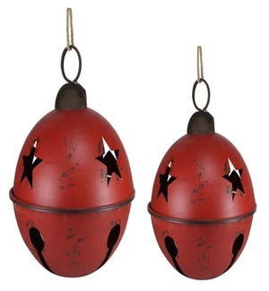 Red Bell Set/2 (20,16 inch)