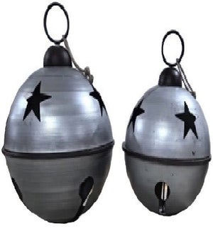 Silver Bell Set/2 (20,16 inch)
