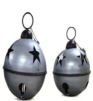 Galvanized Bell Set/2 (20,16 inch)