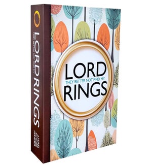 Book Safe - Lord They Better Not Find My Rings